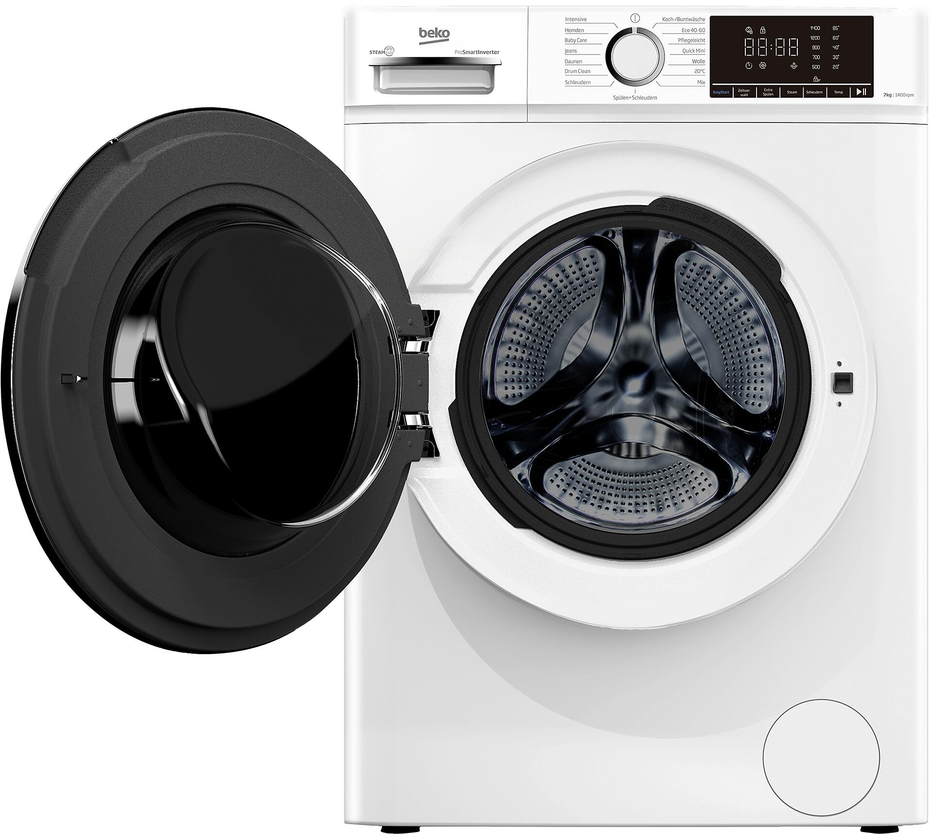 Beko Waschmaschine BM3WFOE741PSA weiß B/H/T: ca. 60x84,7x52 cm ca. 7 kg