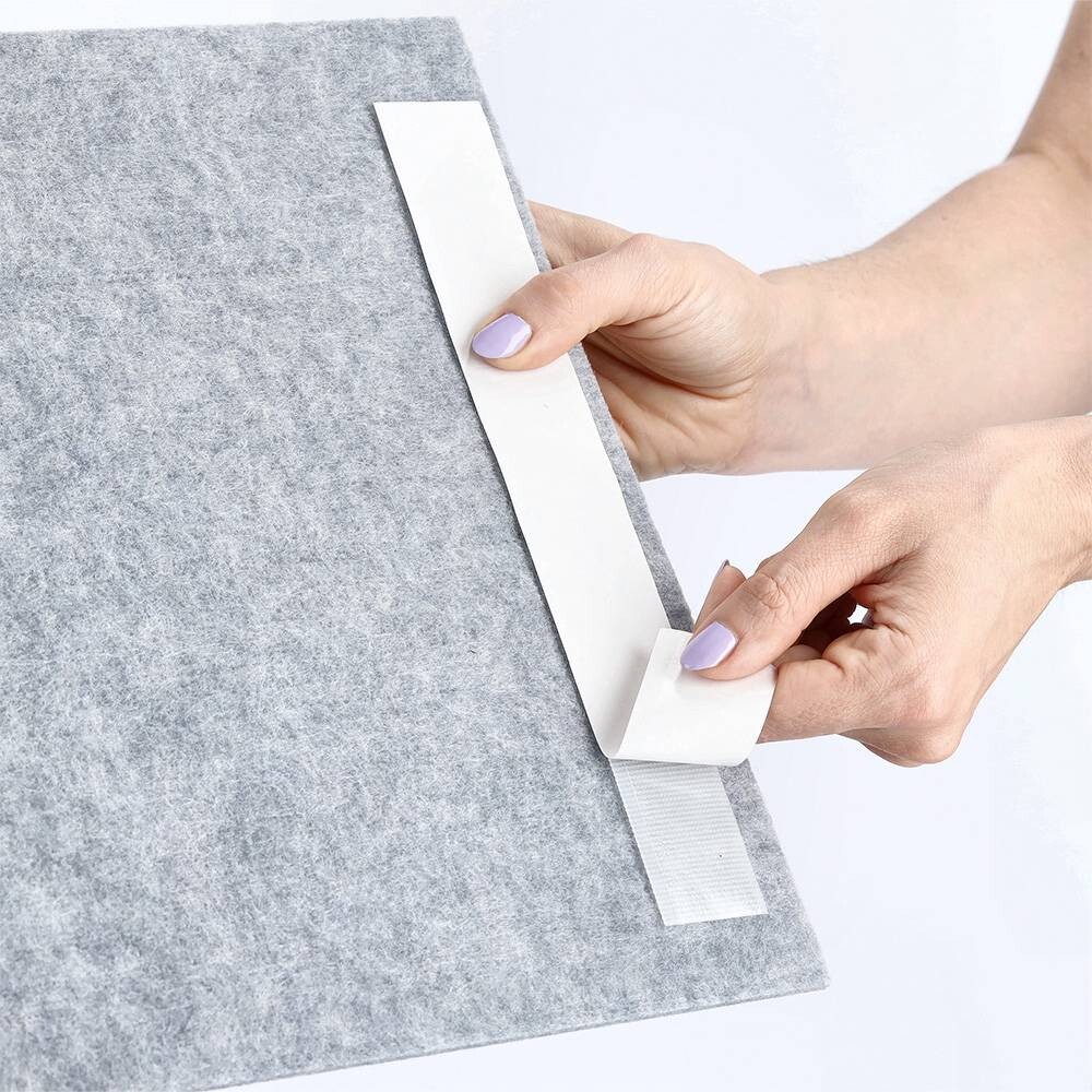 Zeller Pinboard-Set dunkelgrau Mittelgrau B/L: ca. 30x30 cm