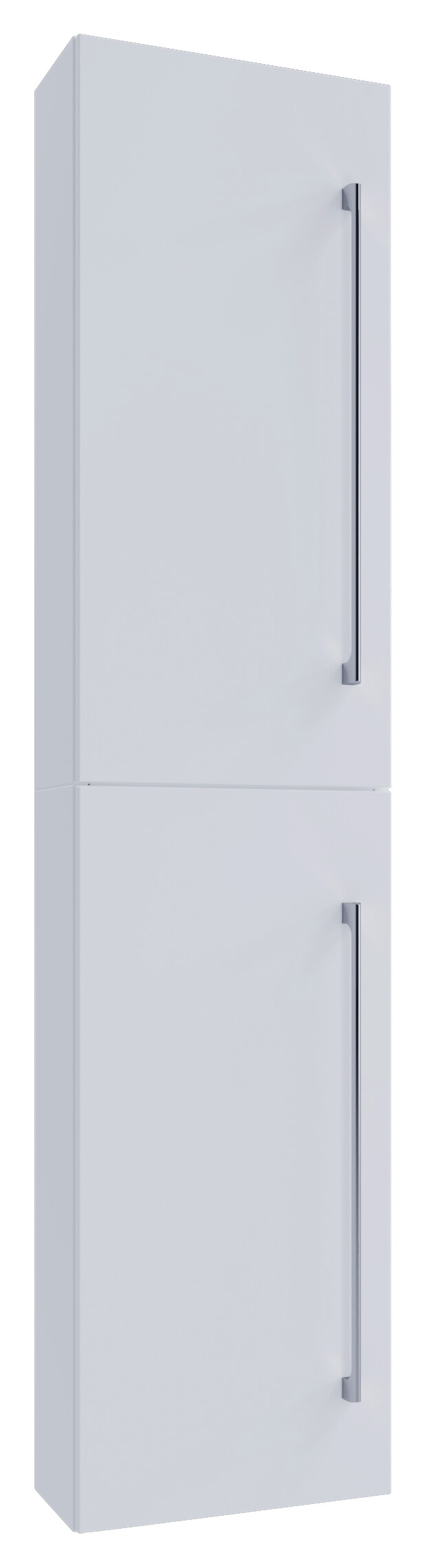 Hochschrank Badinos weiß Alu Optik B/H/T: ca. 33x150x22 cm