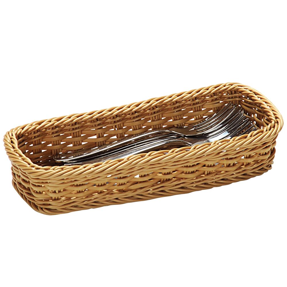 Kesper Besteckkorb braun Kunststoff B/H/L: ca. 11,5x28x275 cm
