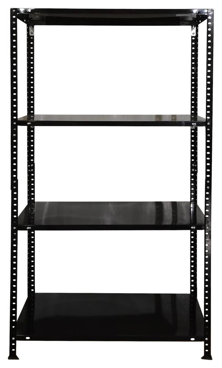 Schwerlaststeckregal schwarz B/H/T: ca. 75x150x40 cm Schwerlaststeckregal schwarz B/H/T: ca. 75x150x40 cm