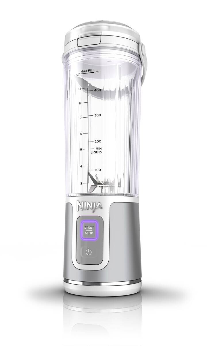 Ninja Standmixer weiß Kunststoff Edelstahl B/H/L: ca. 9x27x8,5 cm