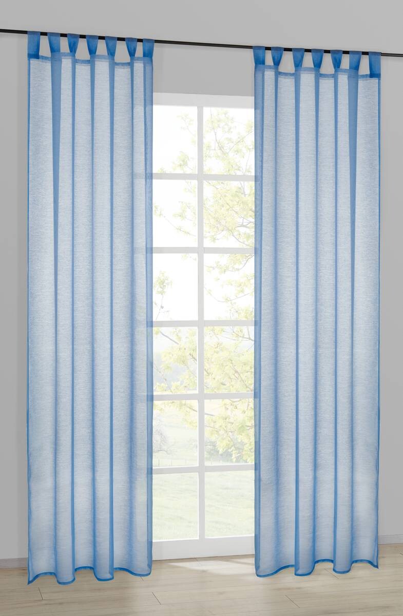 POCOline Kombivorhang Julia blau B/L: ca. 135x235 cm