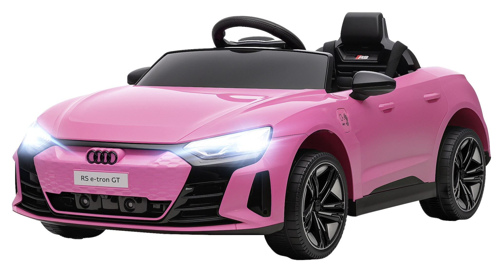 HOMCOM Kinder Elektroauto rosa B/H/L: ca. 58x41x103 cm