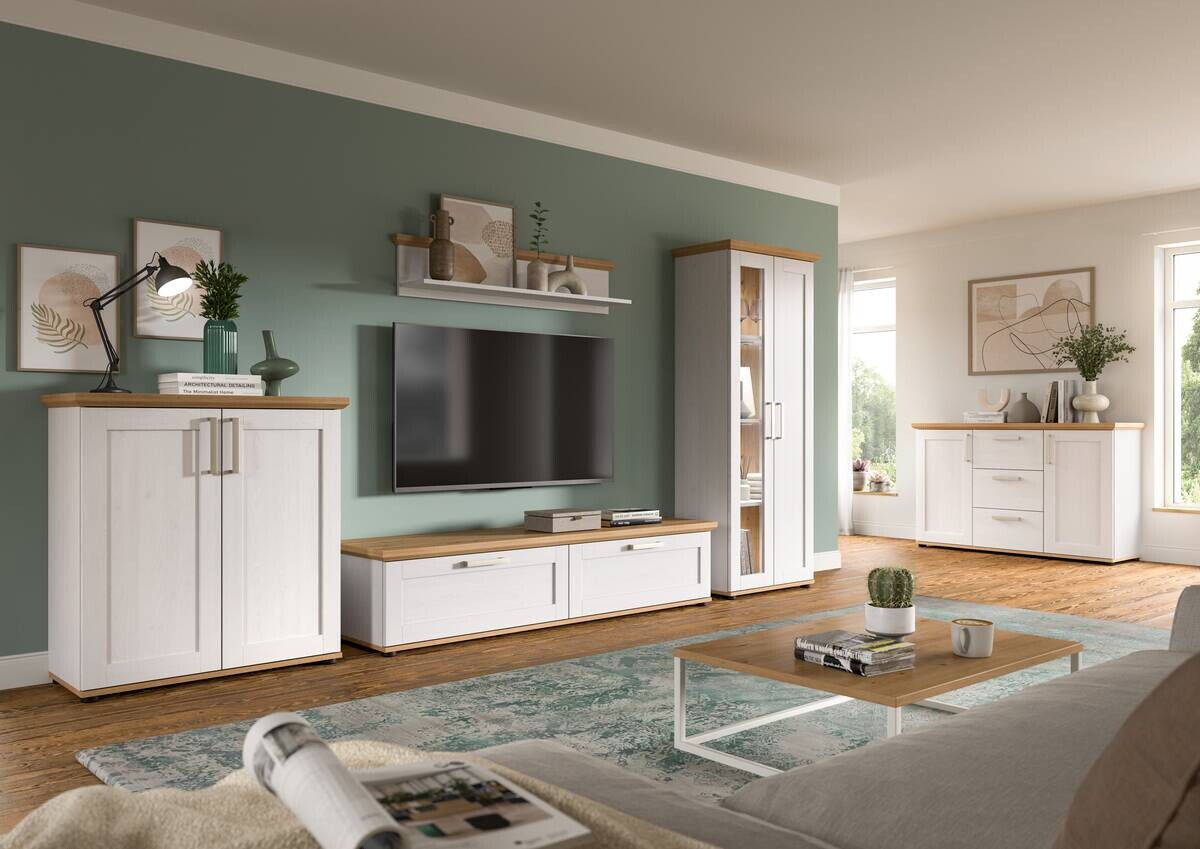 Sideboard VERONA Lärche Nachbildung Eiche Nachbildung B/H/T: ca. 129x80x40 cm