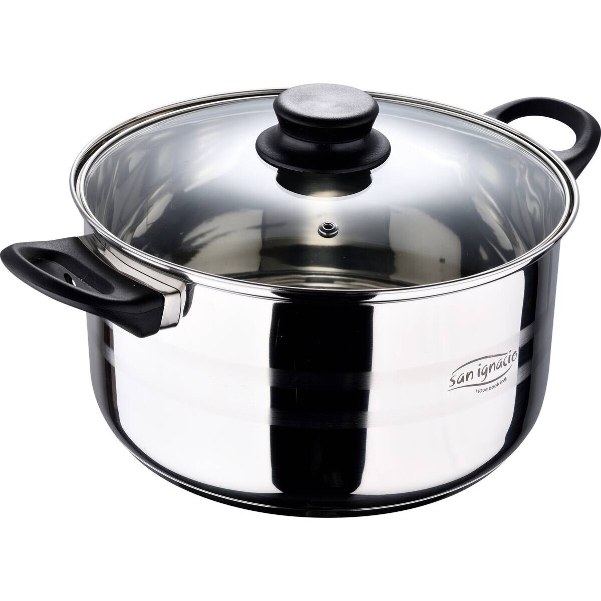 SAN IGNACIO Topfset TOLEDO silber Edelstahl 8 tlg.