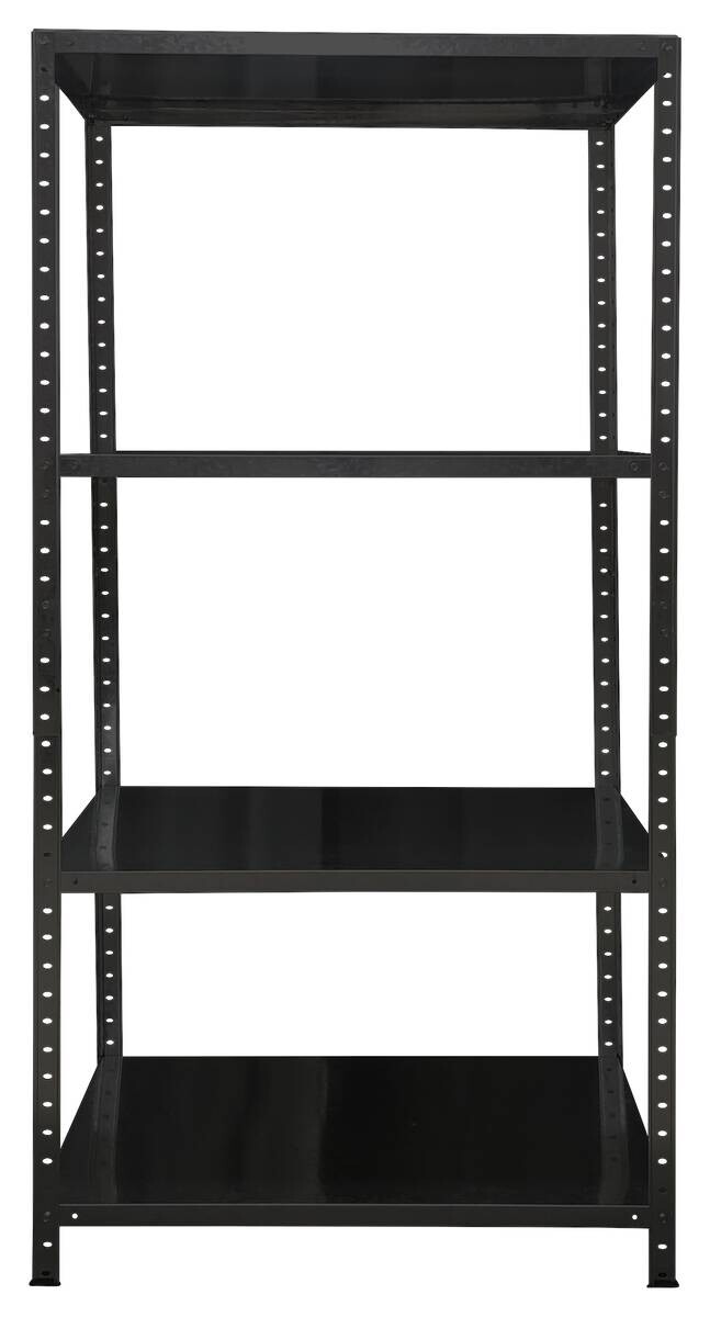 Schraubregal schwarz B/H/T: ca. 90x180x60 cm