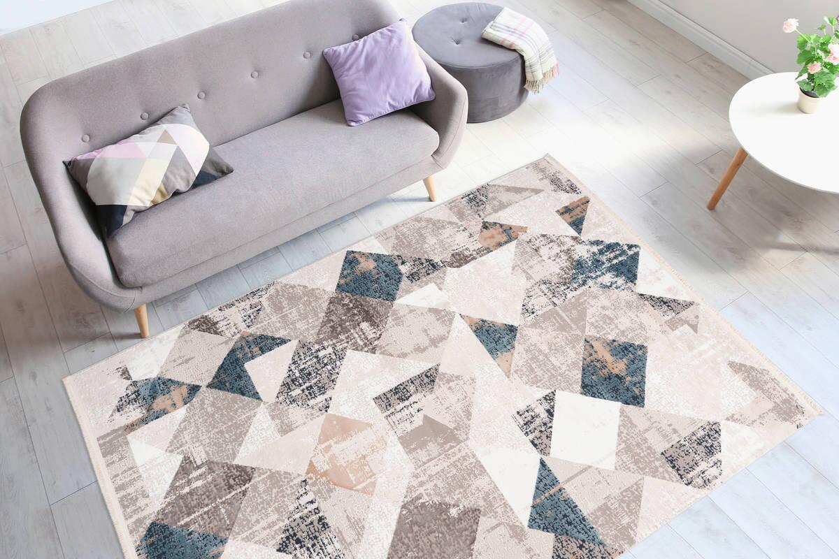 360Living Teppich Akropolis grau B/L: ca. 80x150 cm