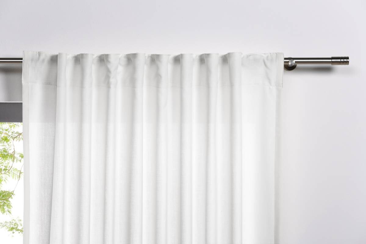 Kombivorhang 2er Pack Mood weiß B/L: ca. 135x245 cm