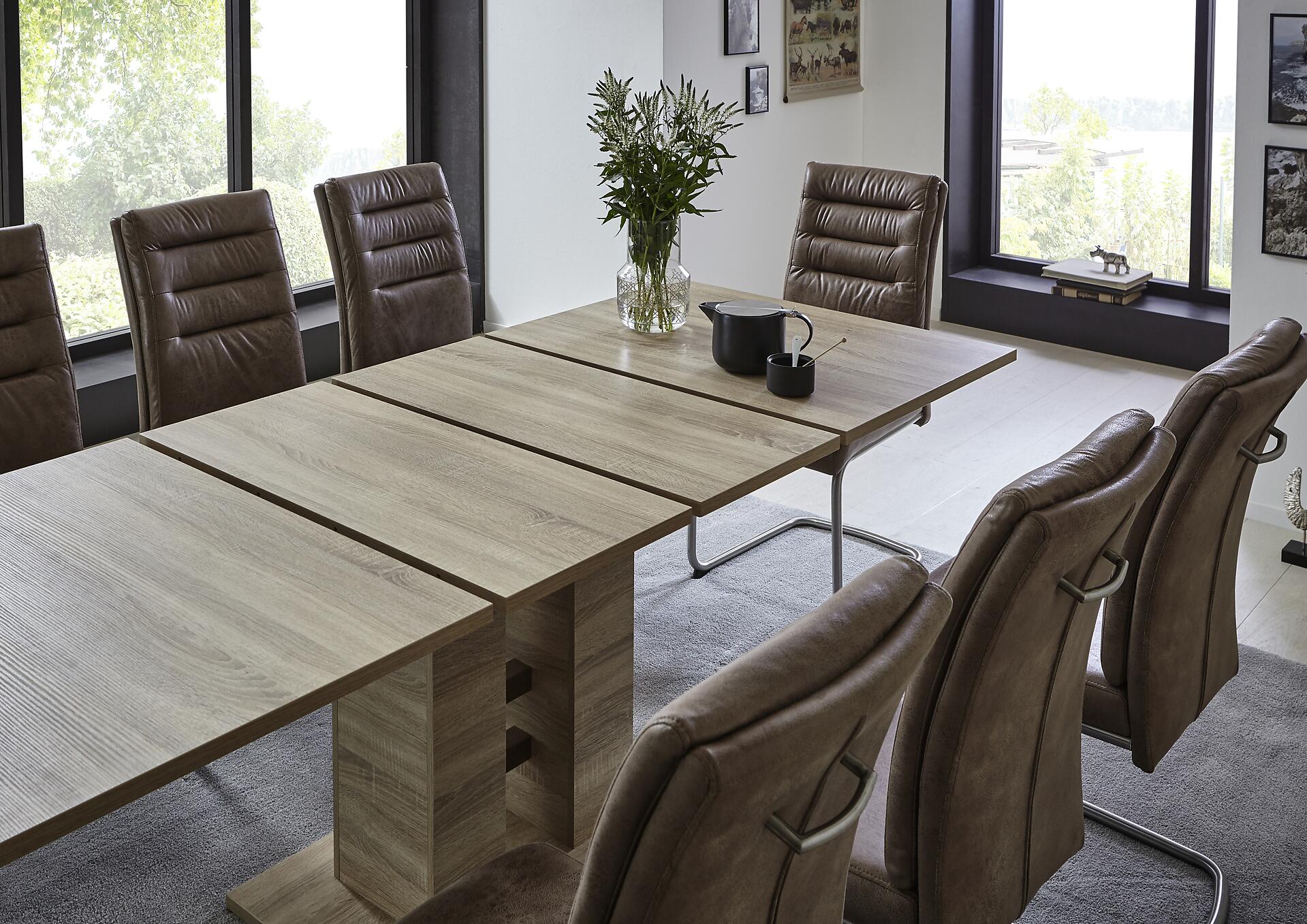 Esstisch HELENA II Eiche Sonoma Nachbildung B/H/T: ca. 140x76x90 cm