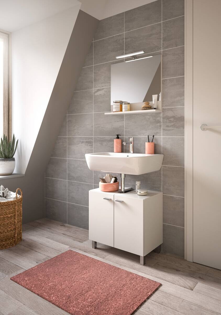 Badezimmer-Set BOSTON weiß B/H/T: ca. 57x186x33 cm