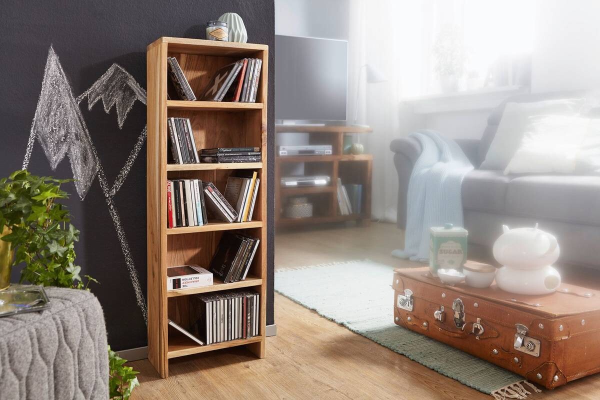 CD Regal natur B/H/T: ca. 30x90x17 cm