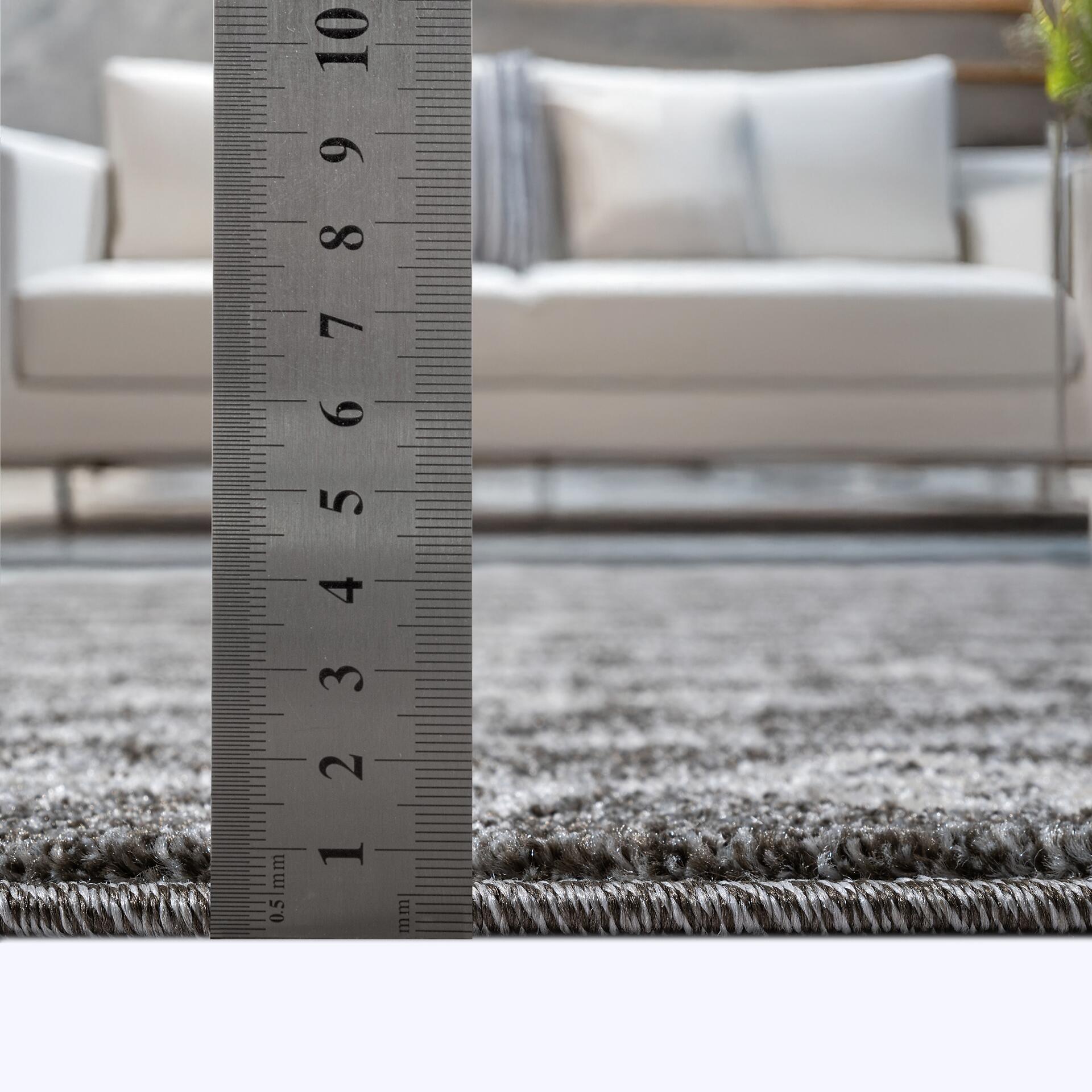 Sanat Teppich anthrazit B/L: ca. 150x150 cm