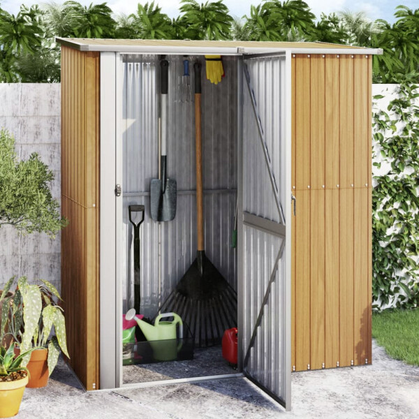vidaXL Geräteschuppen braun B/H: ca. 180,5x209,5 cm