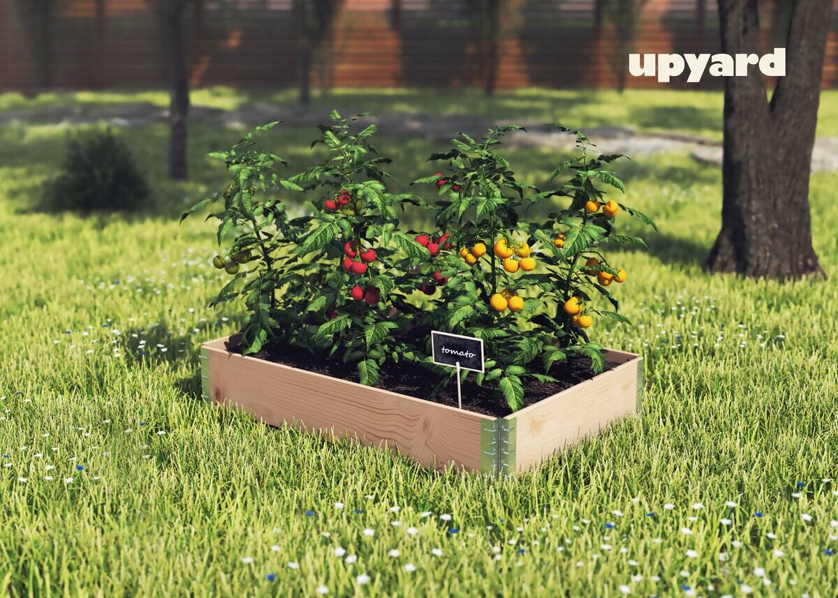 UPYARD Hochbeet INDUSTRIAL braun Holz B/L: ca. 80x120 cm