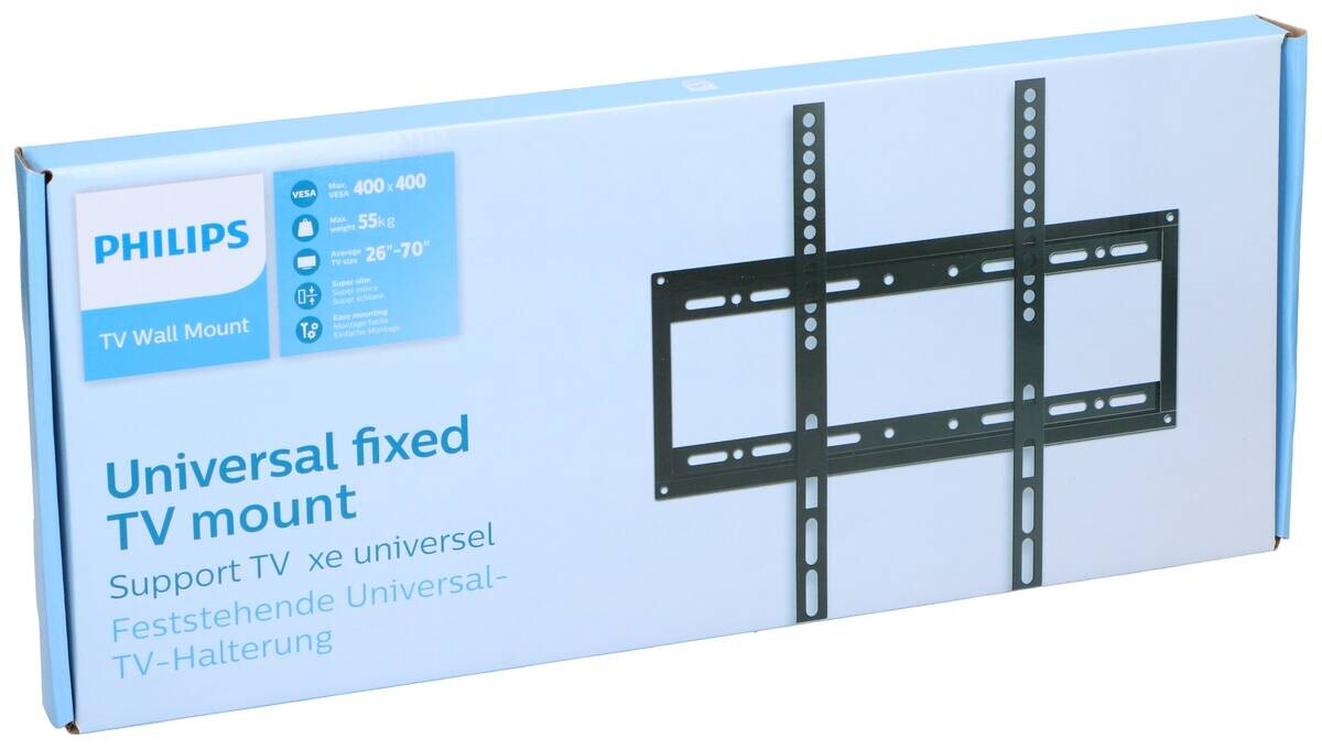 Philips TV-Wandhalterung SQM5226/00 schwarz Philips TV-Wandhalterung SQM5226/00 schwarz
