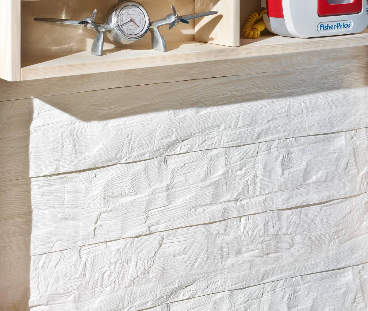 Dekorbrett weiß Styropor B/L/S: ca. 13,5x98x1 cm