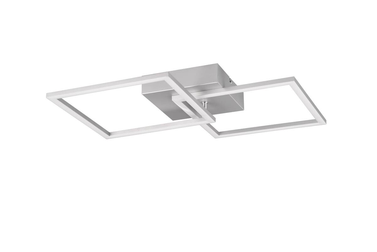 Reality LED-Deckenleuchte Trail titanfarbig Metall B/H/T: ca. 60x7x35 cm 1 Brennstellen