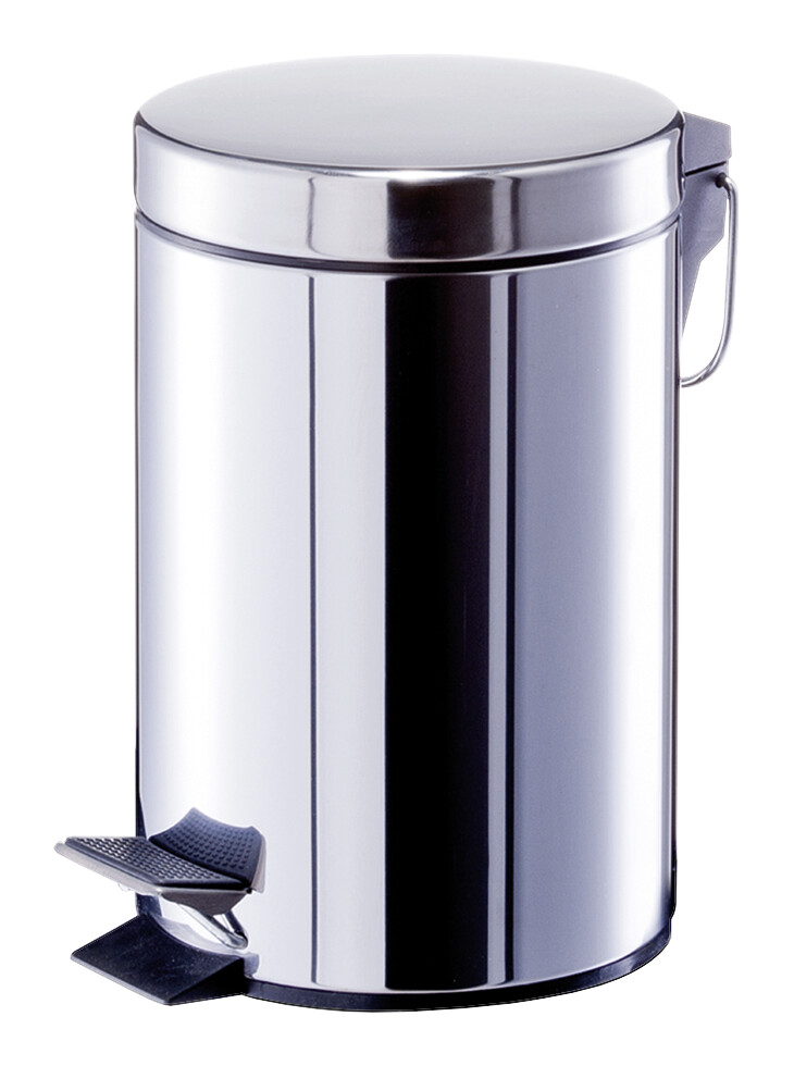 Zeller Kosmetikeimer silber Edelstahl B/H/L: ca. 17x26x17 cm