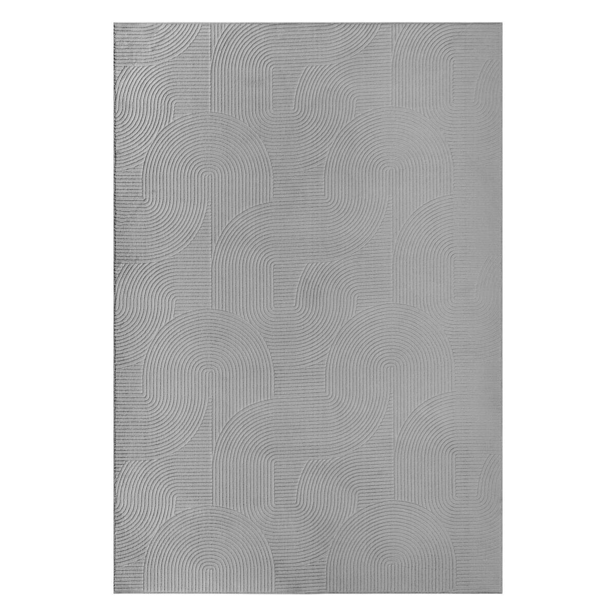 Dinarsu Teppich Stilo grau B/L: ca. 120x160 cm