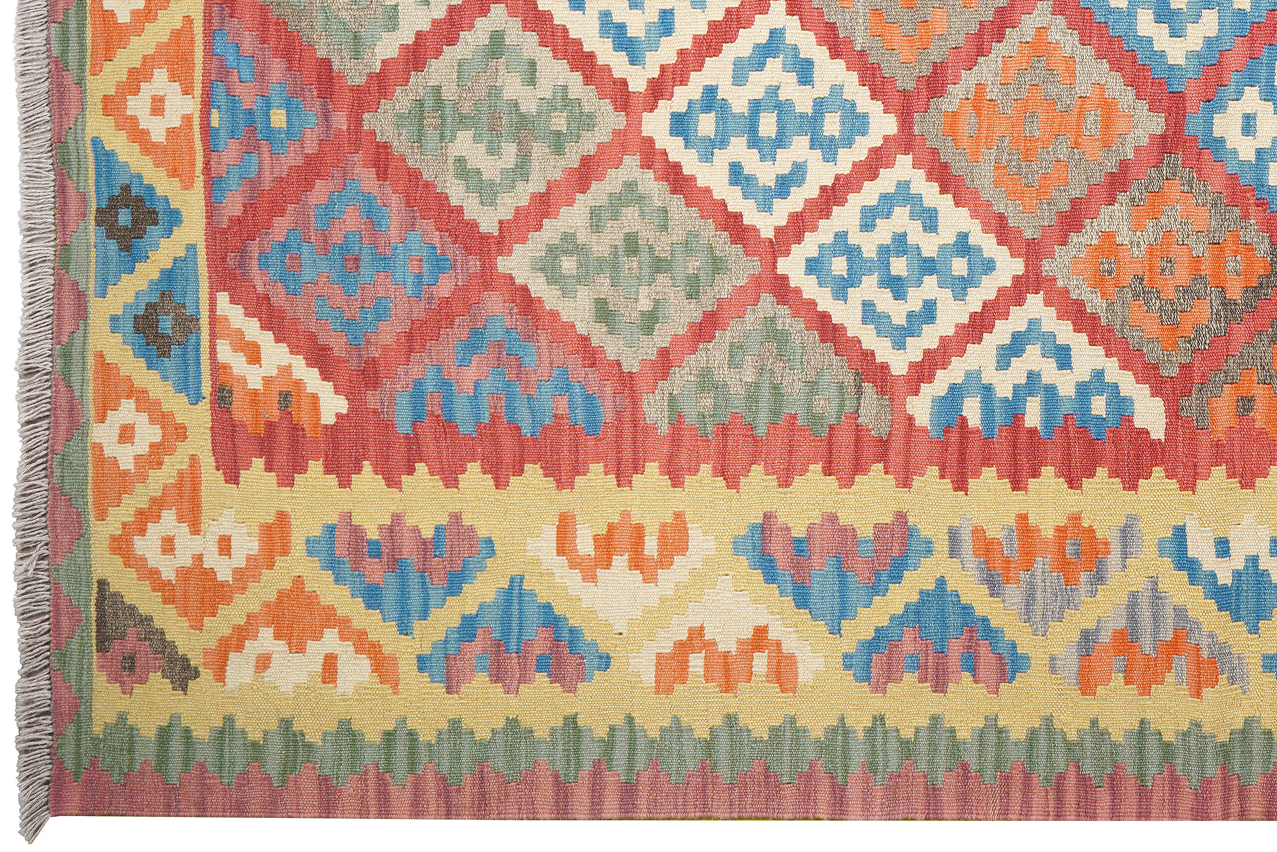 PersaTepp Teppich Kelim Gashgai gelb B/H/L: ca. 182x1x253 cm