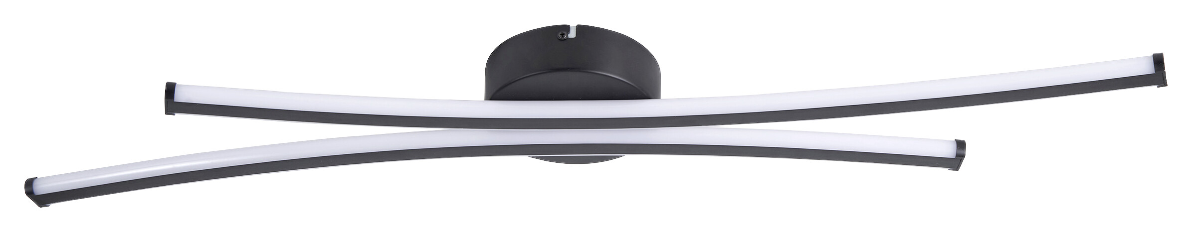 POCOline LED-Deckenleuchte Dion mattschwarz Metall Kunststoff B/H/L: ca. 15x5,5x90 cm