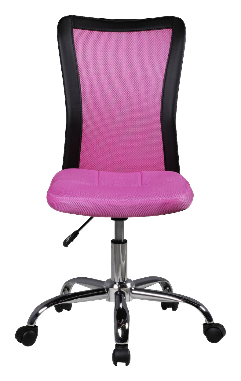 Drehstuhl pink Stoff