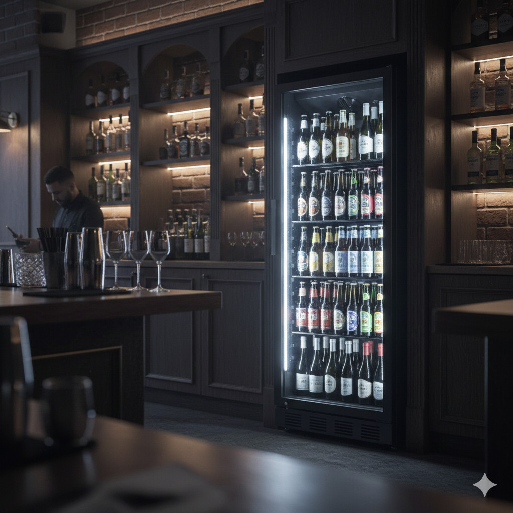 POCOline Kühlschrank GTK159-280CS schwarz B/H/T: ca. 57x159x60 cm