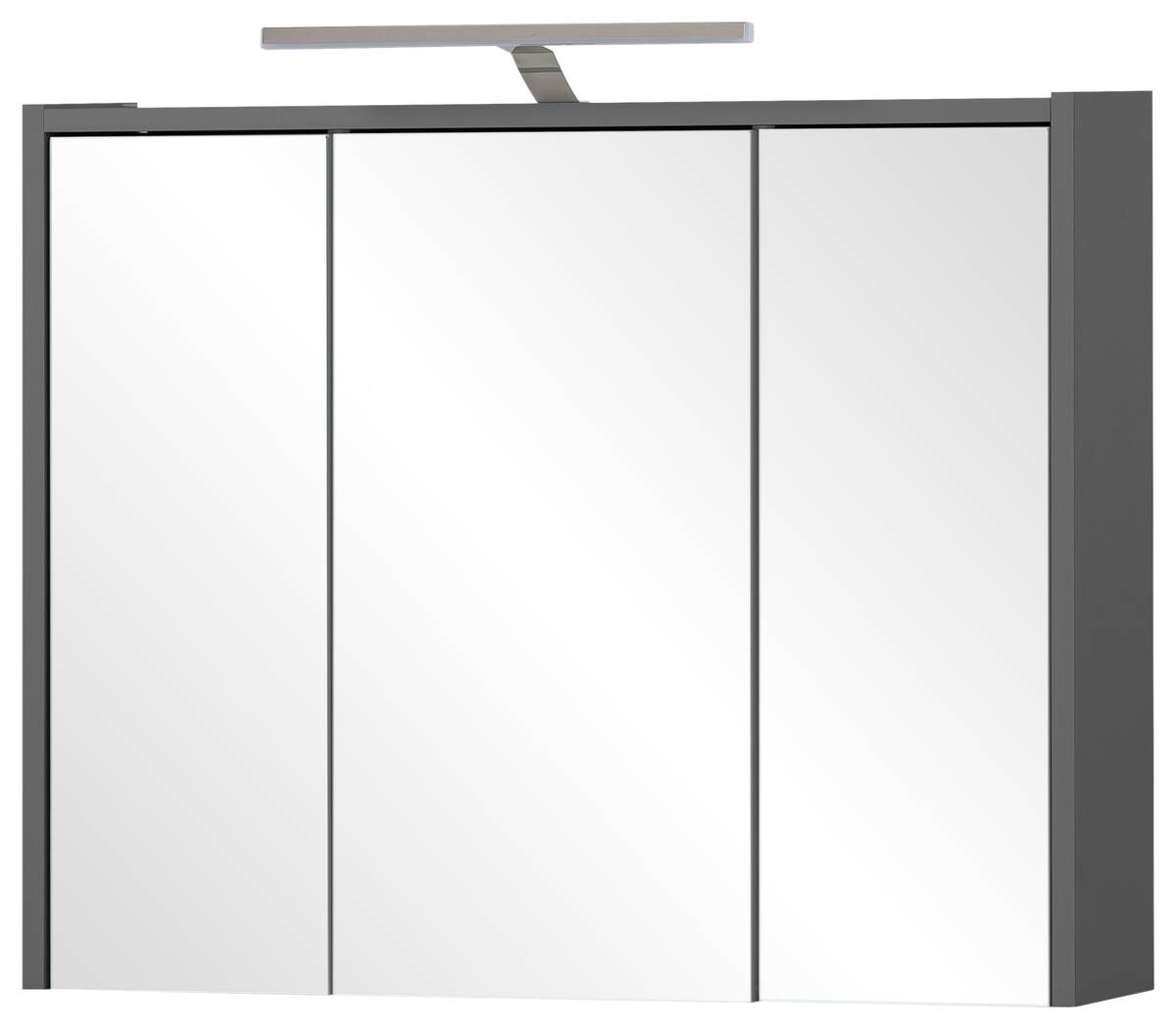 Spiegelschrank Flag anthrazit B/H/T: ca. 74,5x64x16 cm Spiegelschrank Flag anthrazit B/H/T: ca. 74,5x64x16 cm