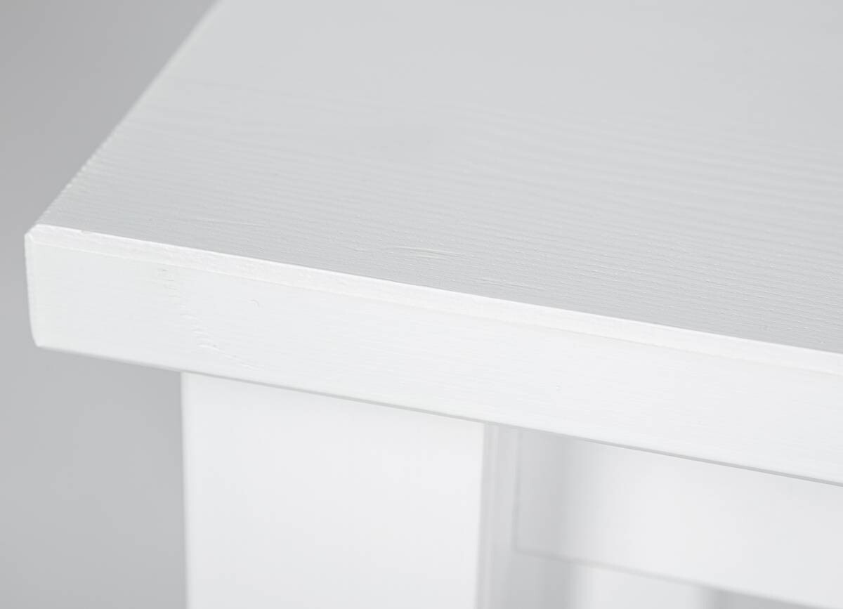 Beistelltisch Asgar weiß B/H/T: ca. 45x55x45 cm