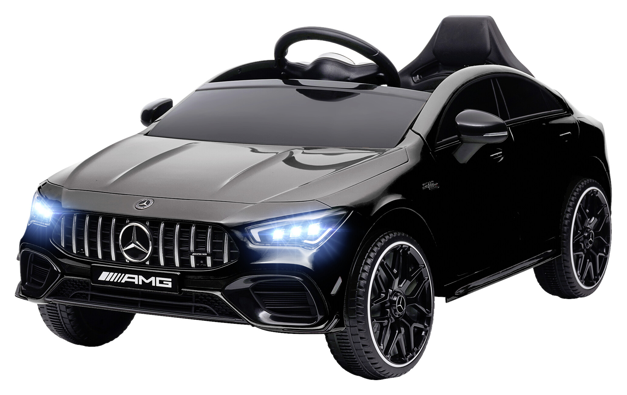 AIYAPLAY Kinder-Elektroauto schwarz B/H/L: ca. 61x45x110 cm