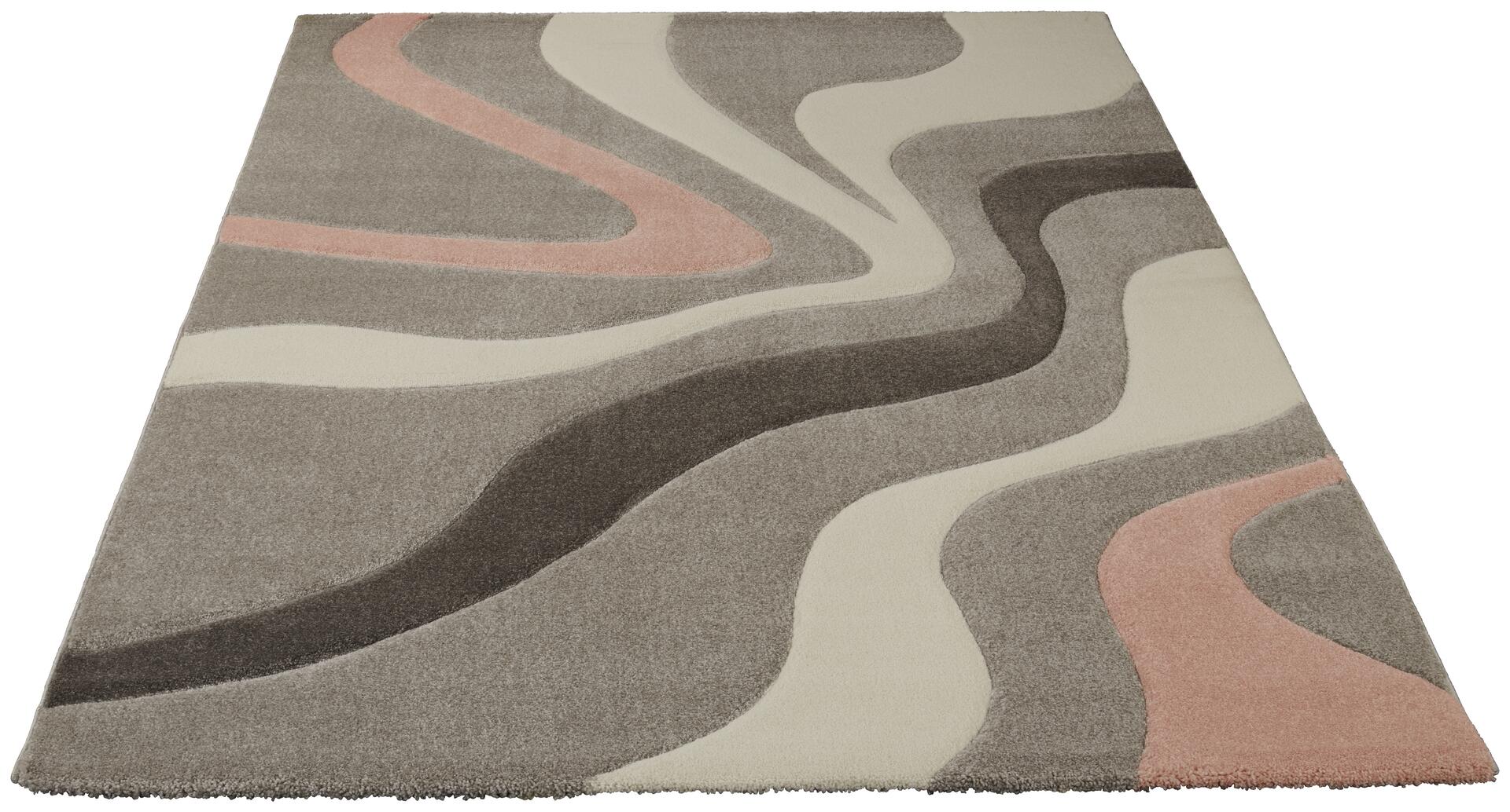 Webteppich Casino grau B/L: ca. 60x110 cm