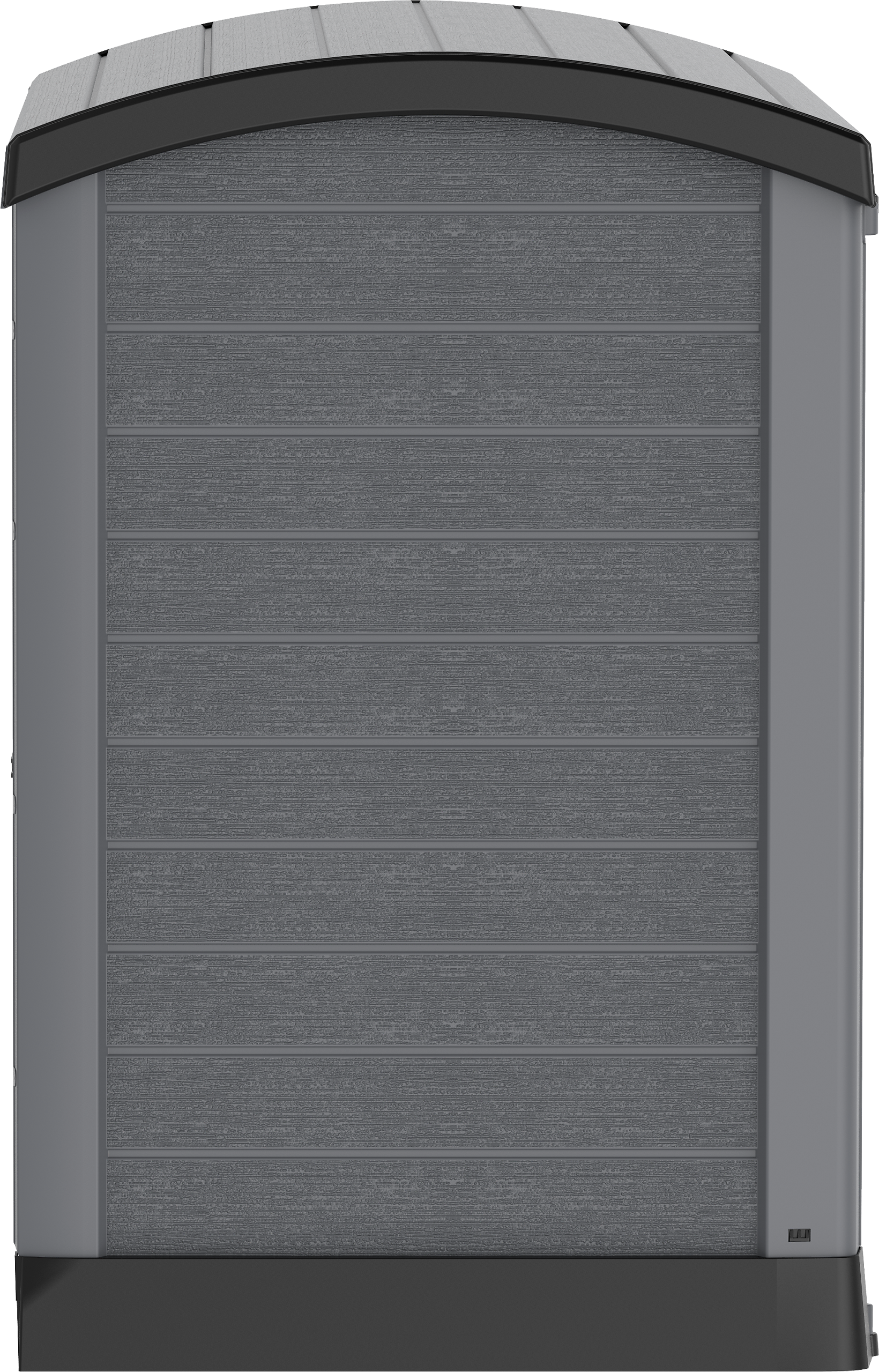 VCM Mülltonnenbox 2er StoreAway grau Kunststoff B/H/L: ca. 145x125x83 cm