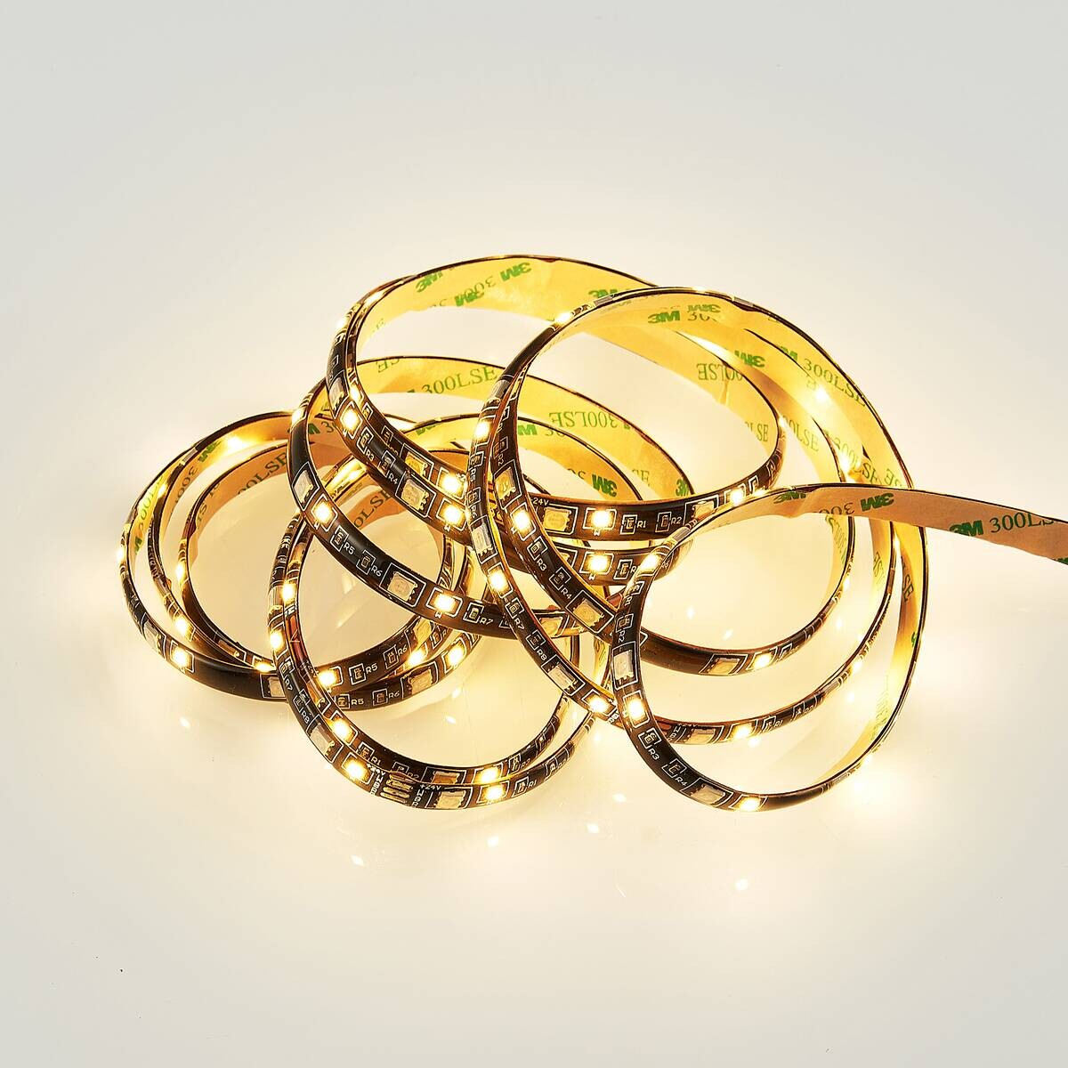 Lichtband schwarz Kunststoff B/L: ca. 1x300 cm