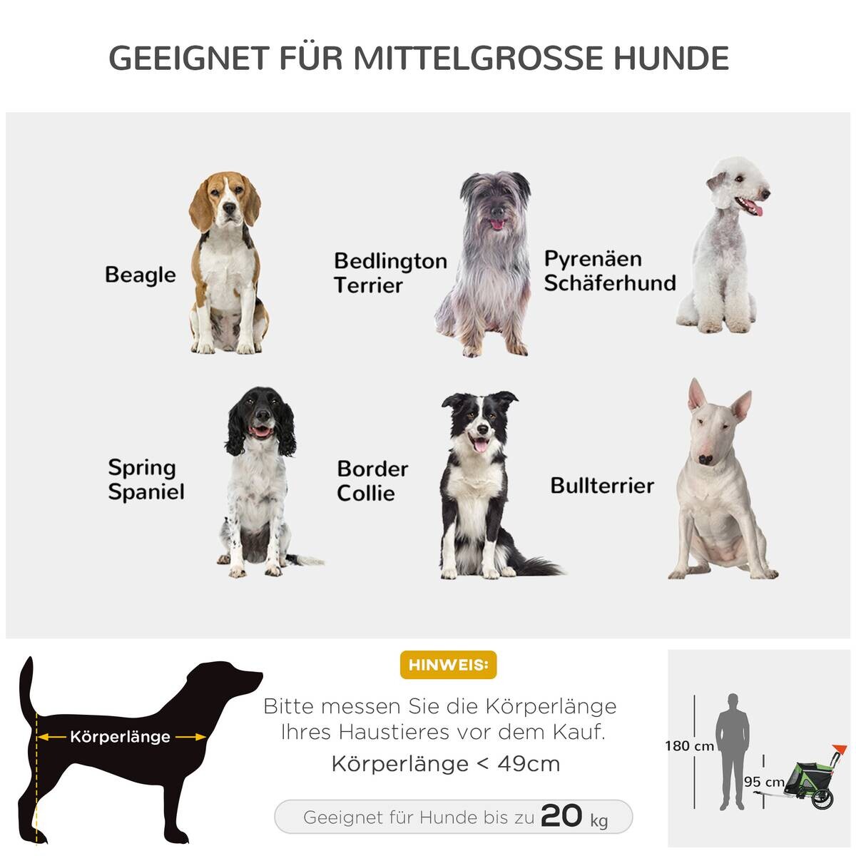 PawHut Hunde-Zubehör grün Polyester B/H/L: ca. 68x150x95 cm