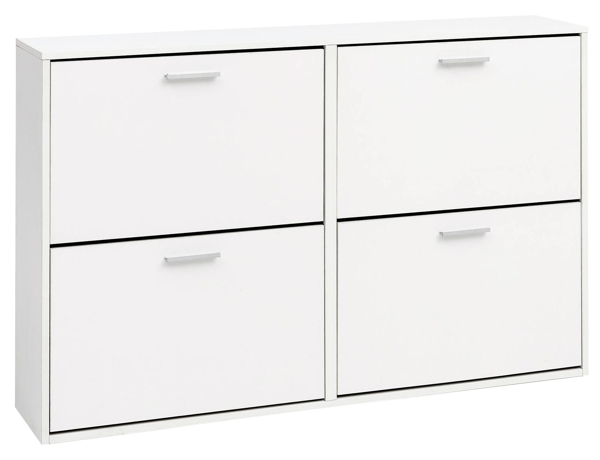 Schuhschrank weiß weiß B/H/T: ca. 120x81x24 cm