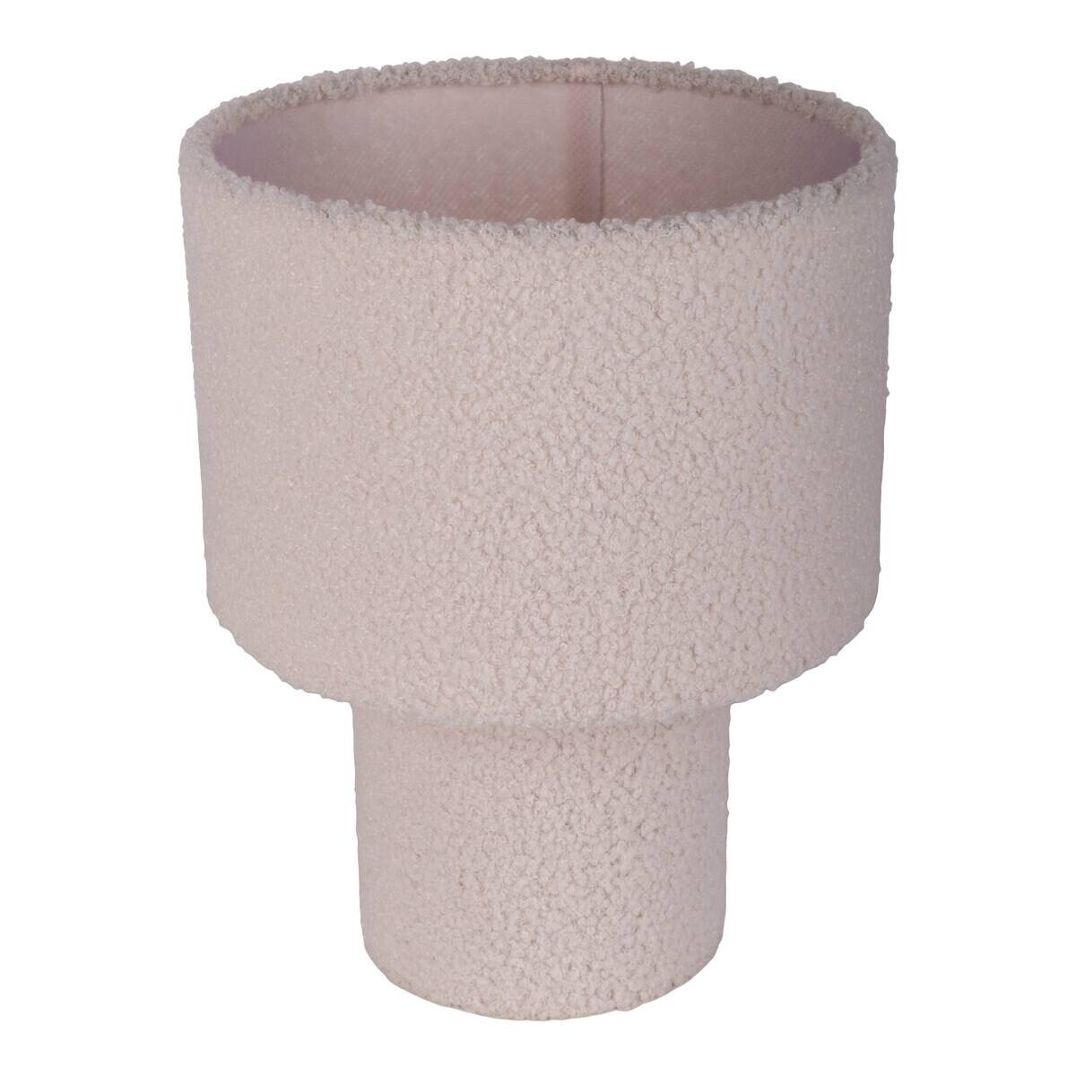 Näve Leuchten Tischleuchte weiß Textil Metall B/H/T/D: ca. 23x31x23x23 cm E27 1 Brennstellen