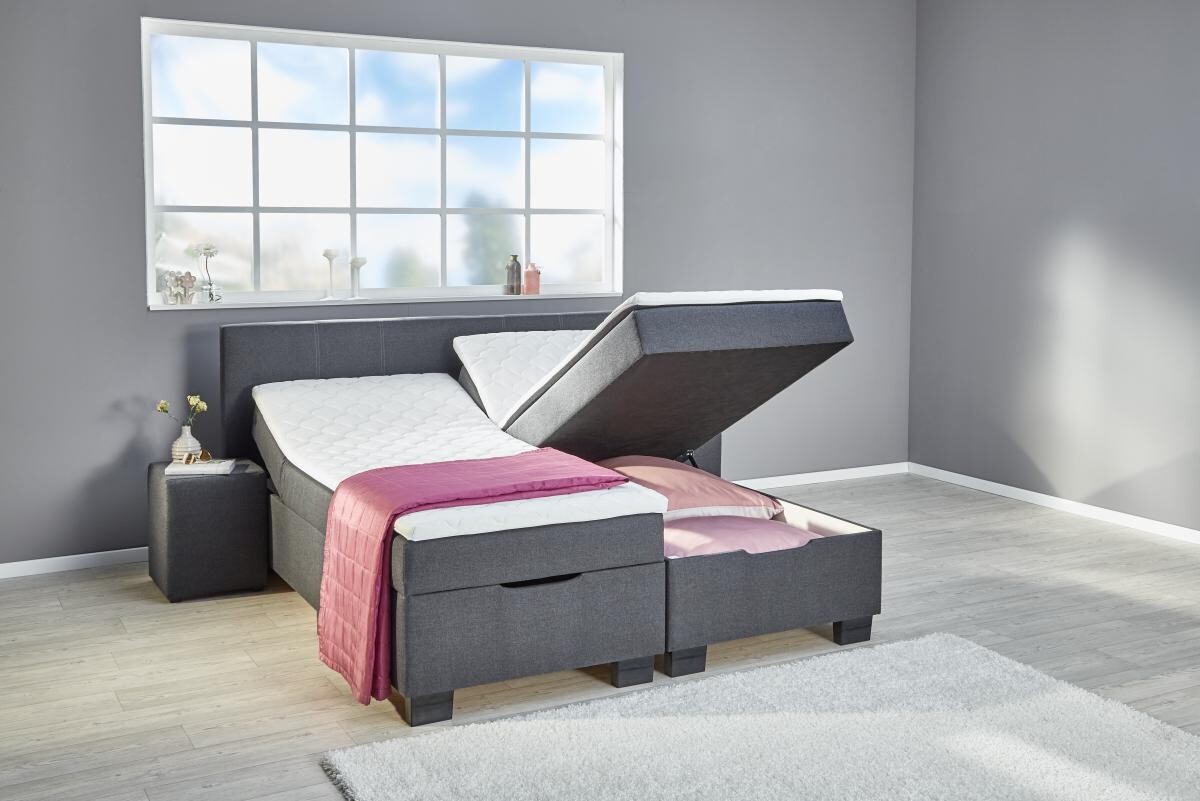 Boxbett Trevi anthrazit B/H/T: ca. 180x56x200 cm