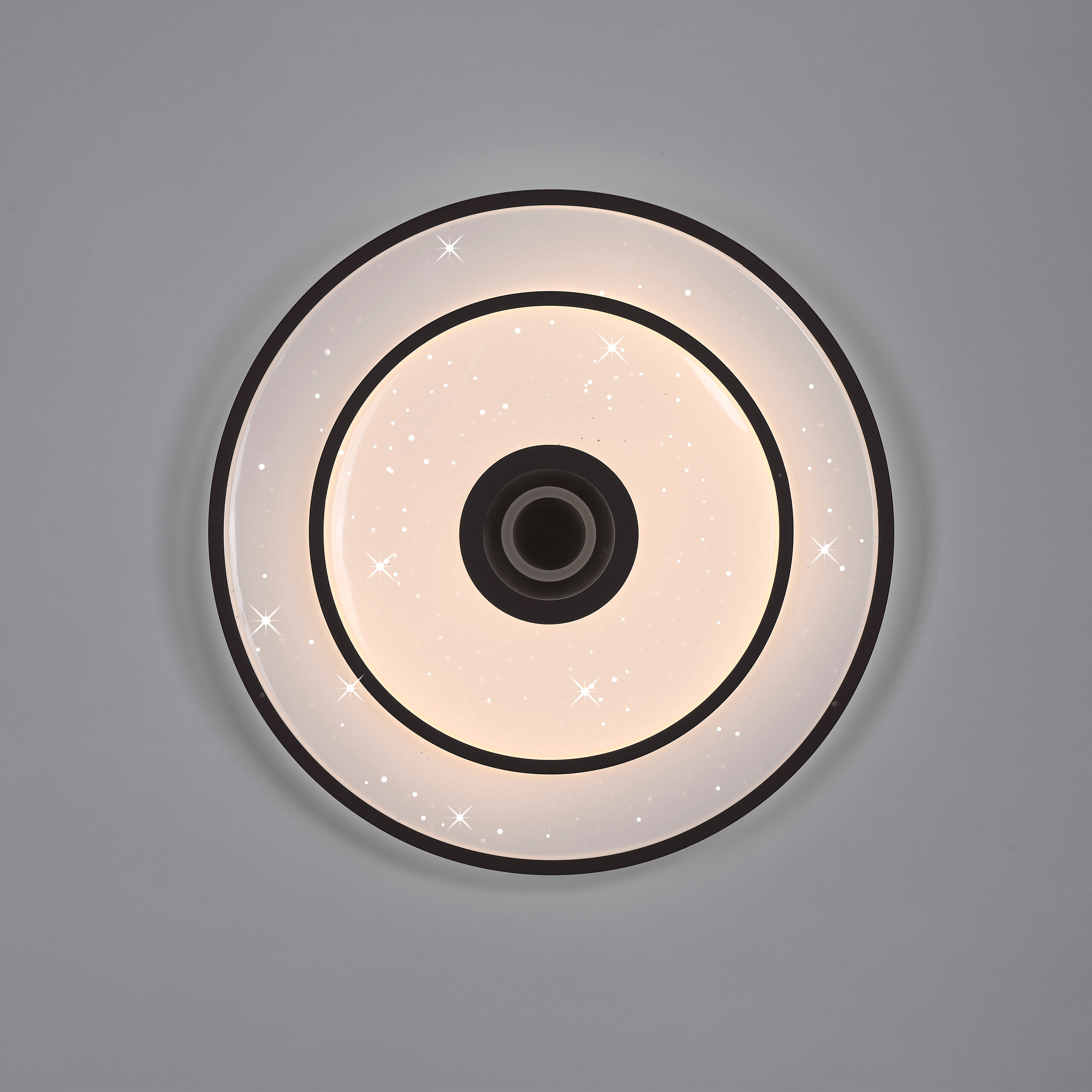 Just Light LED-Deckenleuchte Turanus schwarz H/D: ca. 7,5x50 cm