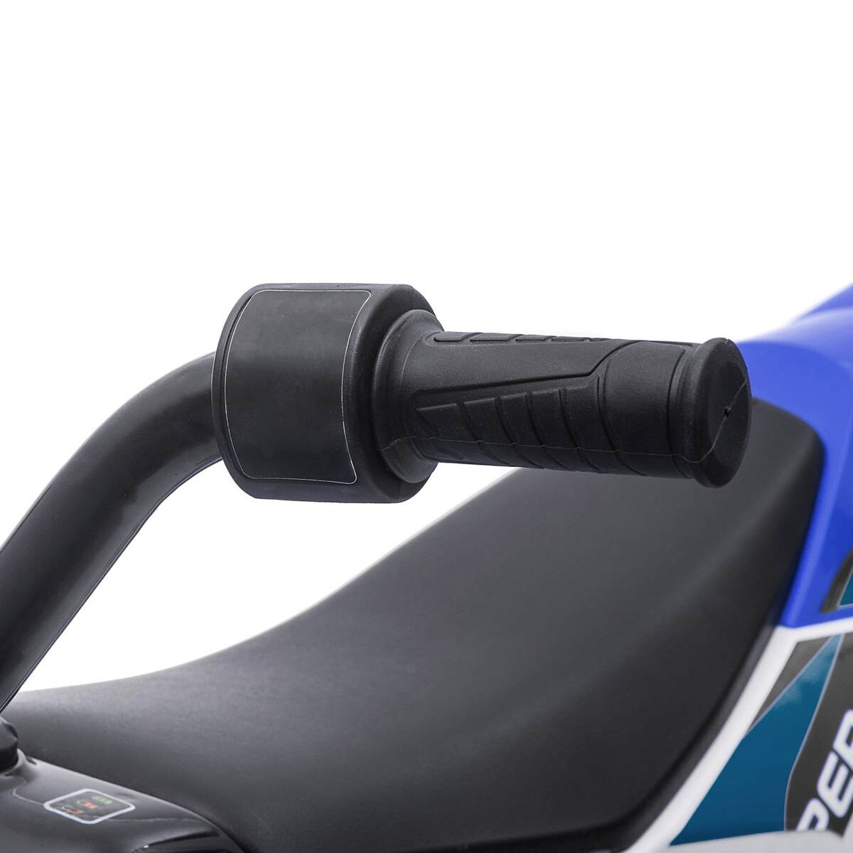 HOMCOM Kinder-Elektromotorrad blau B/H/L: ca. 51,5x68x106,5 cm