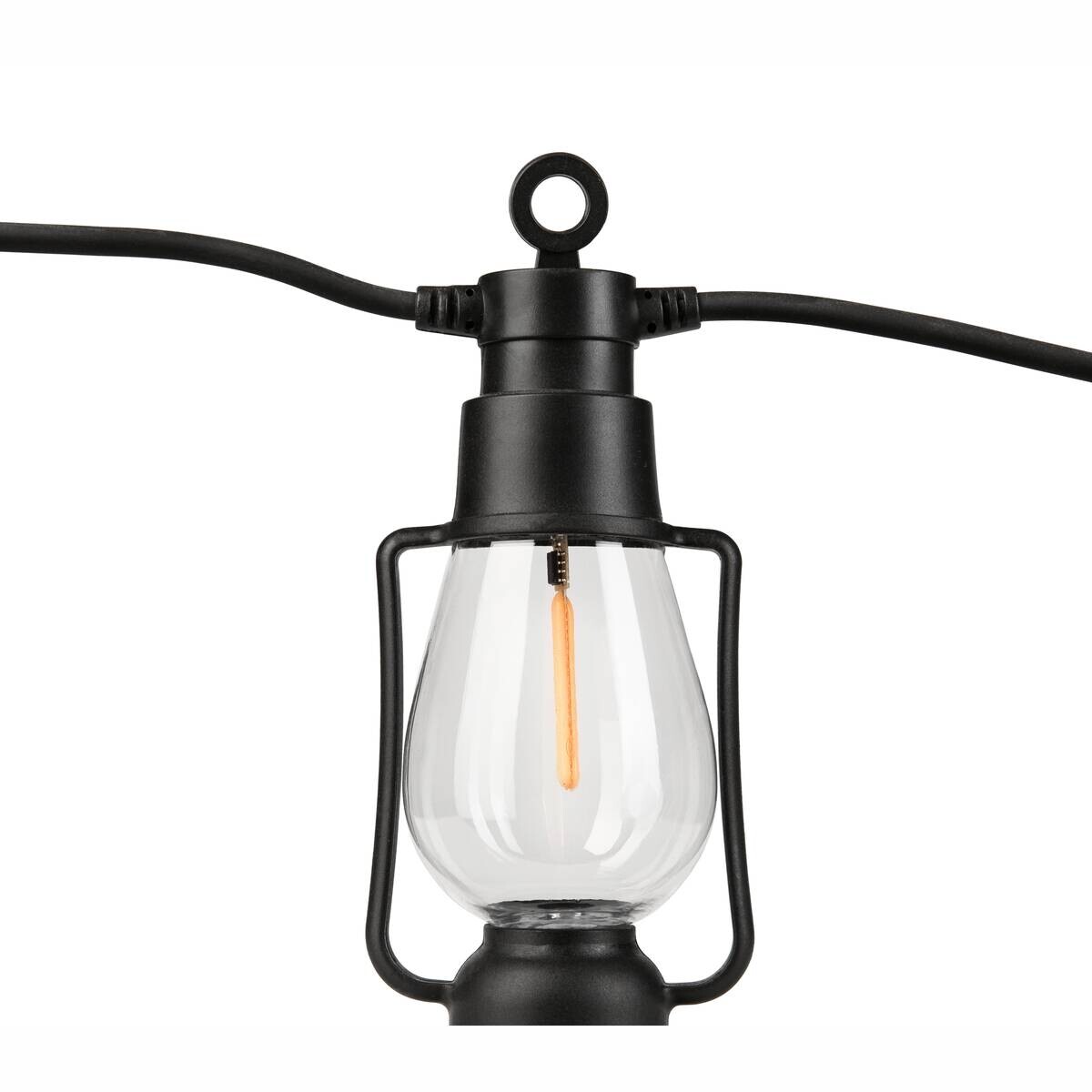 Outdoor-Lichterkette schwarz B/L: ca. 2x2000 cm