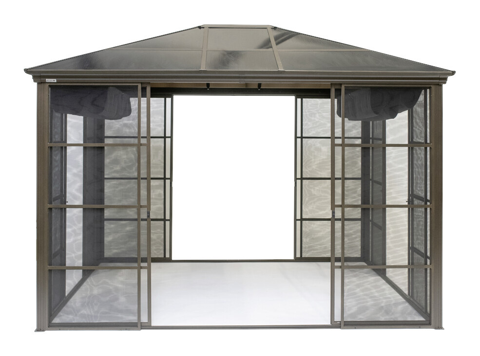 Sojag Pavillon Castel bronze Aluminium B/H/L: ca. 298x283x362 cm