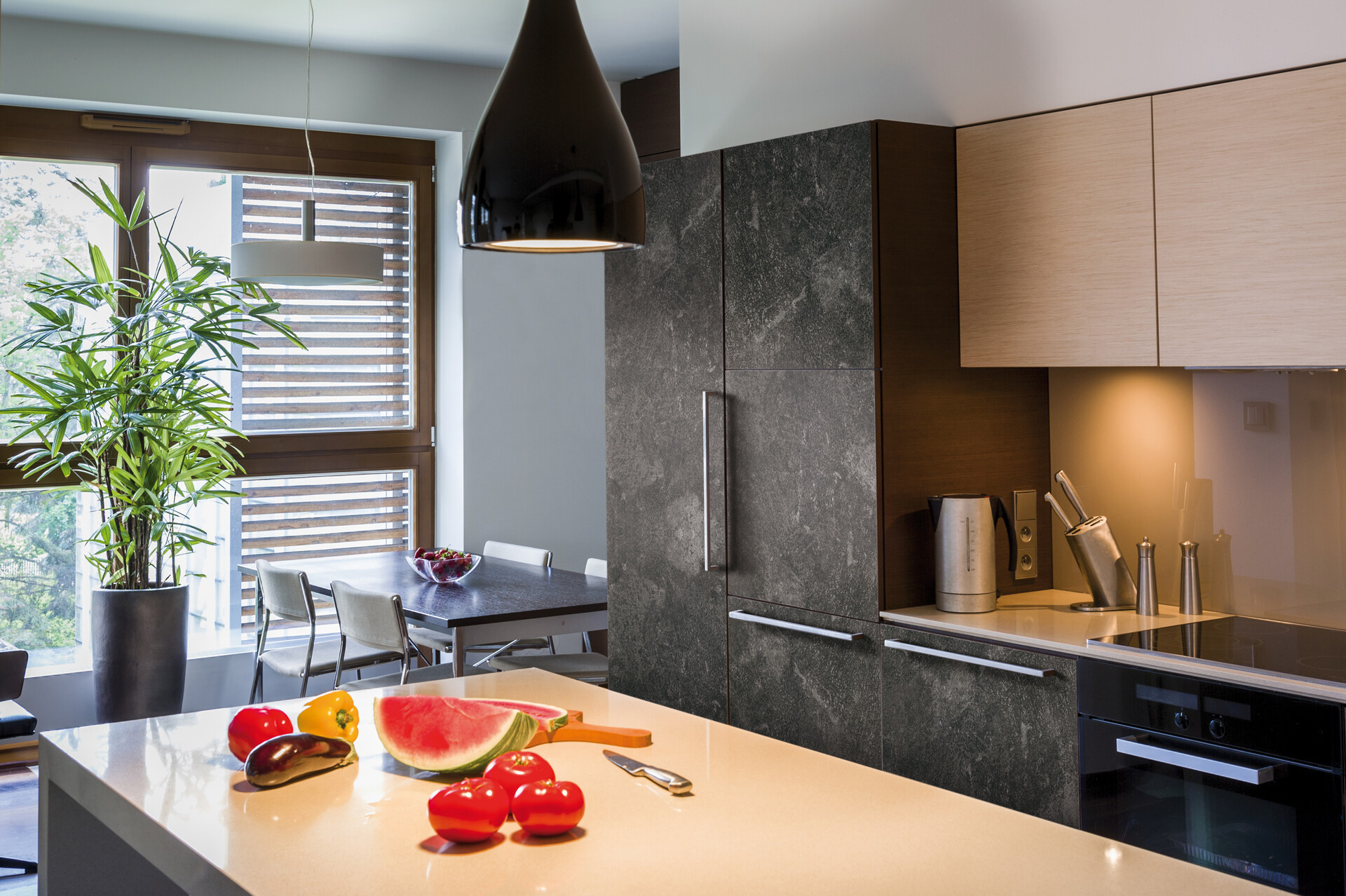 d-c-fix Klebefolie Betonoptik schwarz grau B/L: ca. 90x210 cm