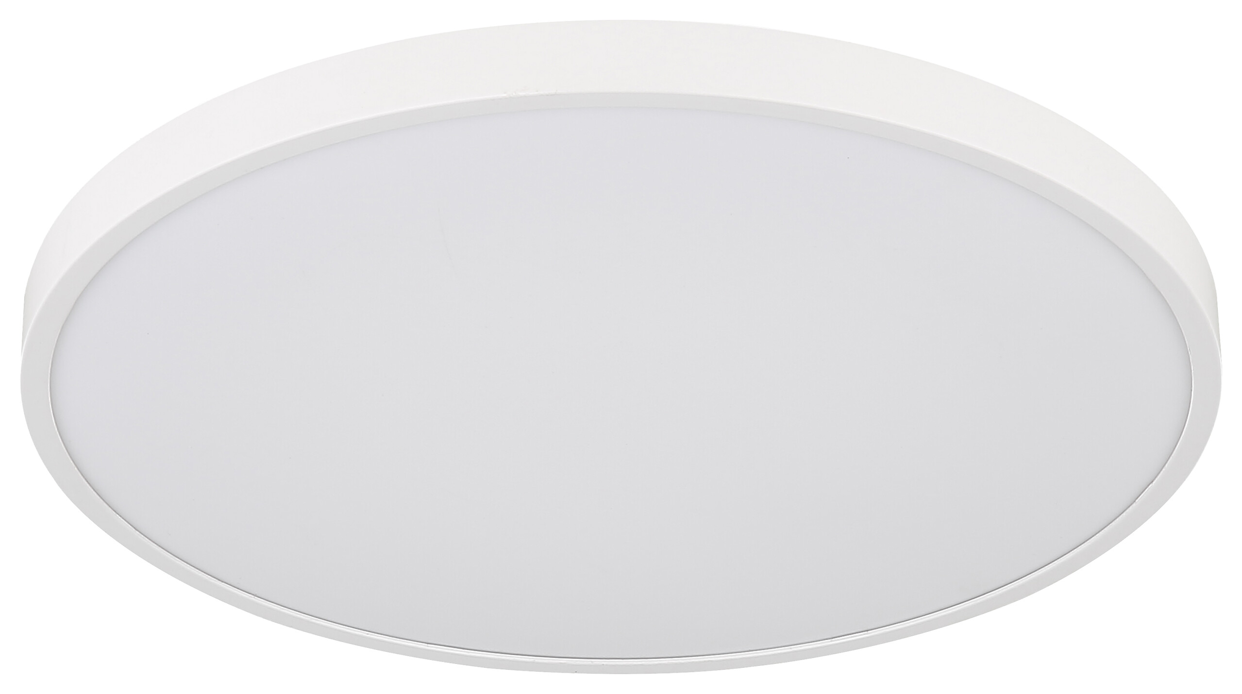 GLOBO Deckenleuchte weiß Opal Kunststoff H/D: ca. 3,55x23 cm 1 Brennstellen