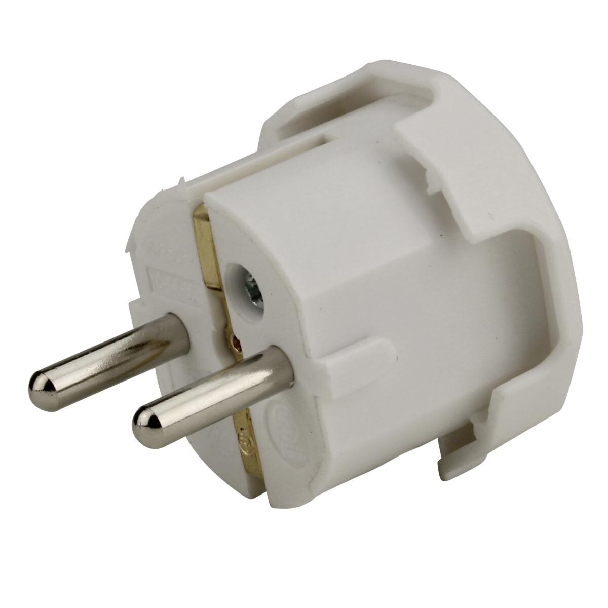 UniTec Schuko-Stecker weiß