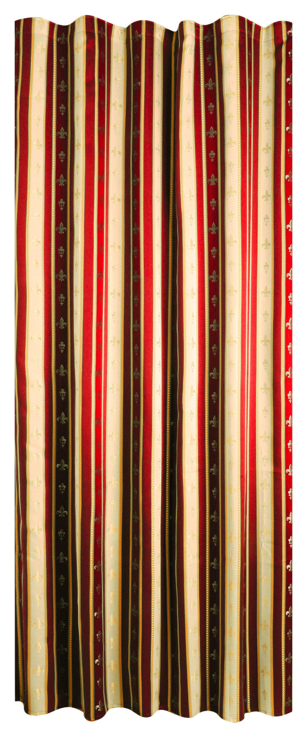 POCOline Dekovorhang Classic rot B/L: ca. 140x245 cm