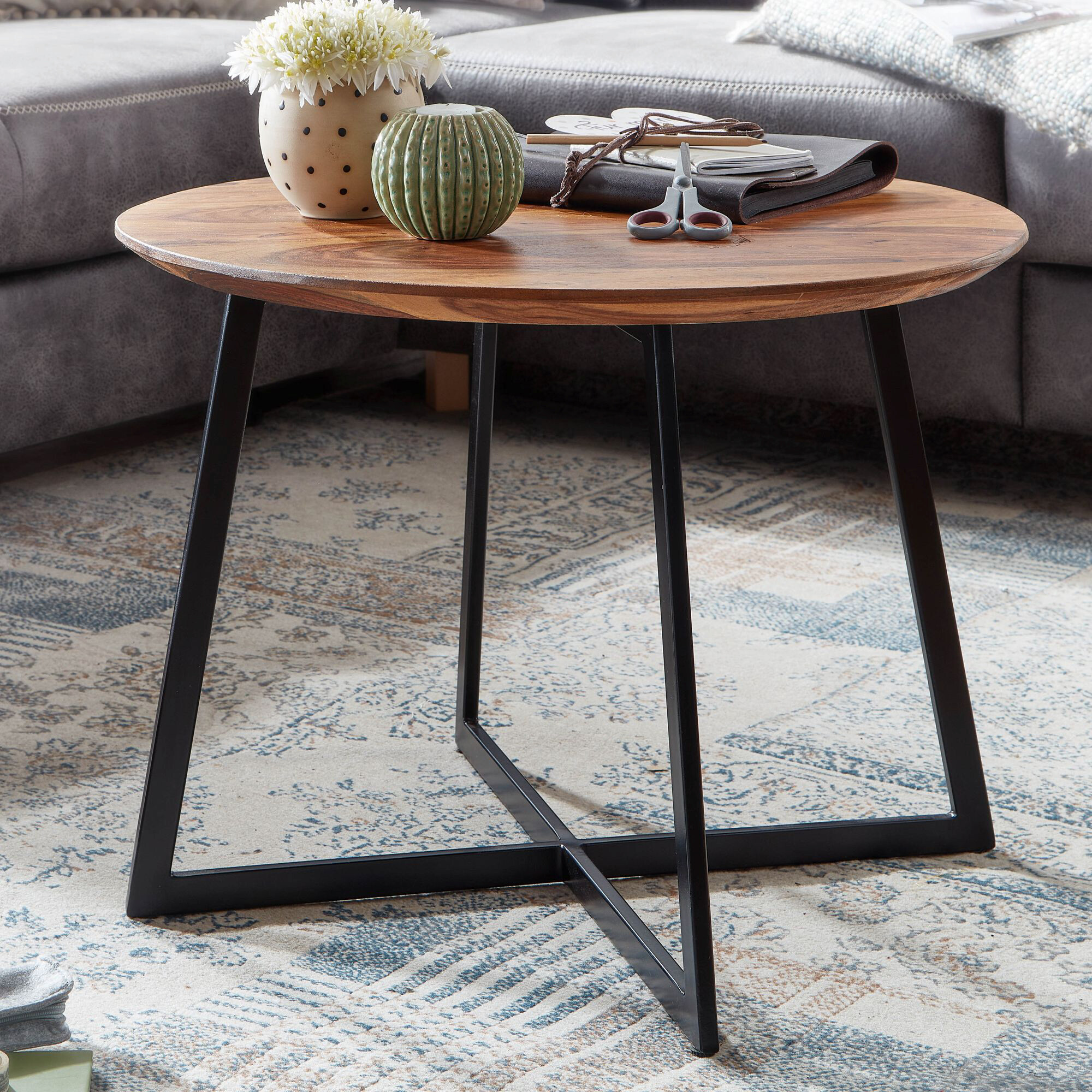 Wohnling Couchtisch braun B/H/T: ca. 60x45x60 cm