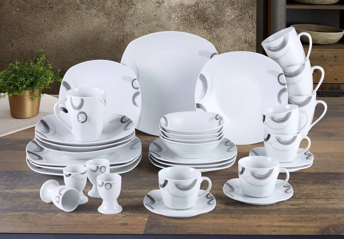 POCOline Kombiservice weiß Porzellan 32 tlg.
