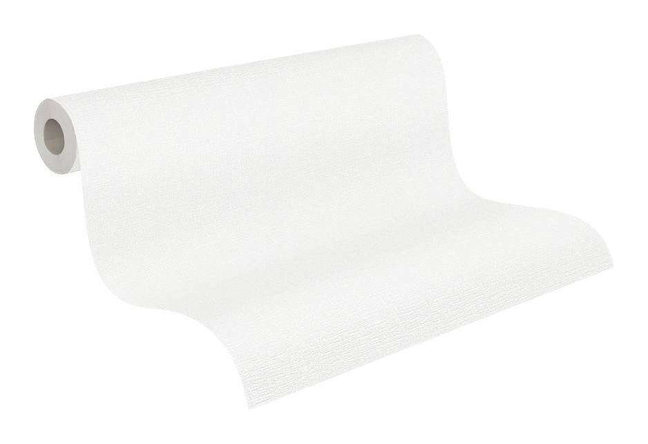 A.S.Creation Vliestapete Attractive Uni weiß B/L: ca. 53x1005 cm