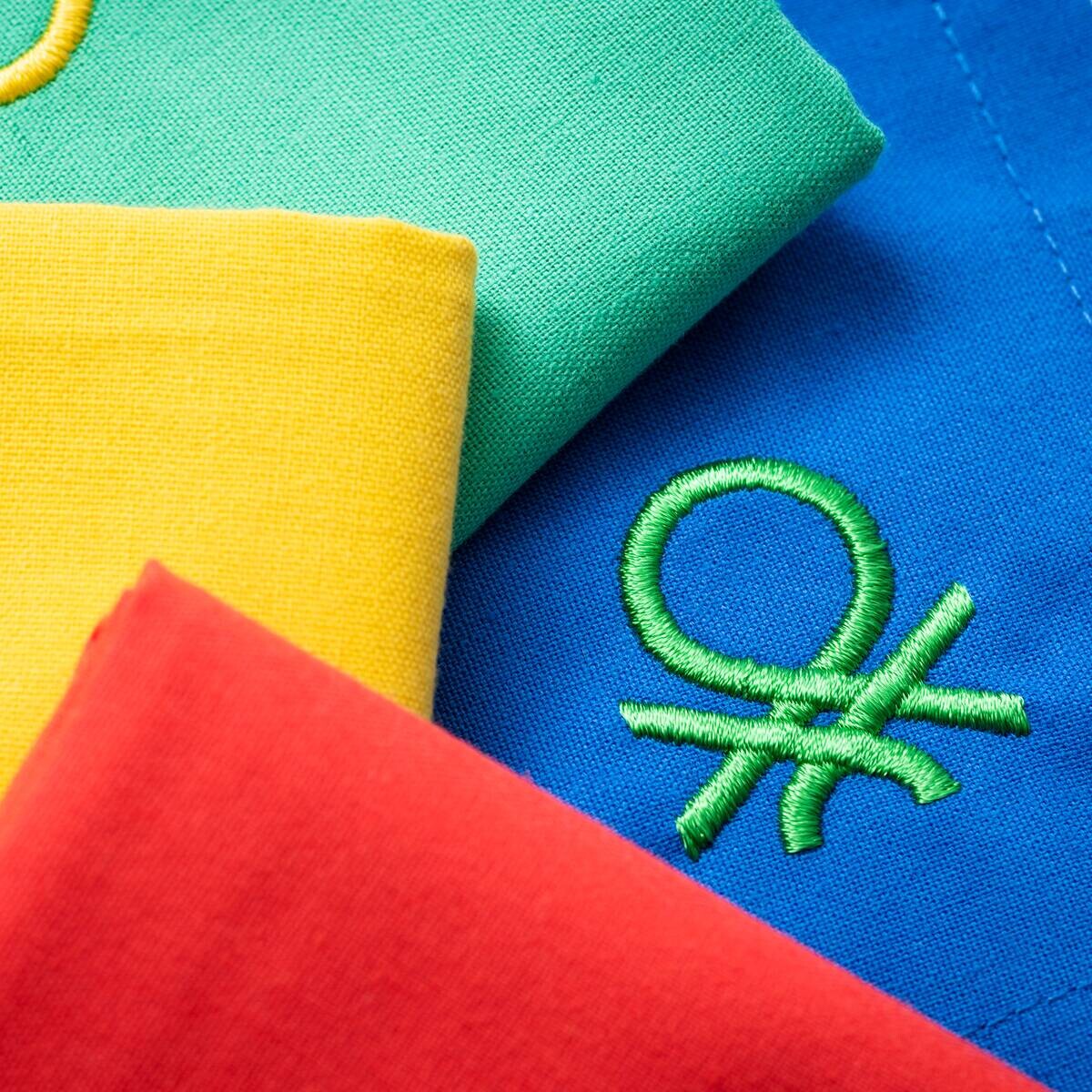 BENETTON Platzmattenset Rainbow multicolor Baumwolle B/L: ca. 30x45 cm